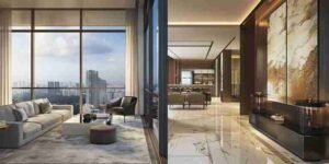 Picture of Modern Floor Plan Design for a Luxury High-Rise Condo with Stunning ...